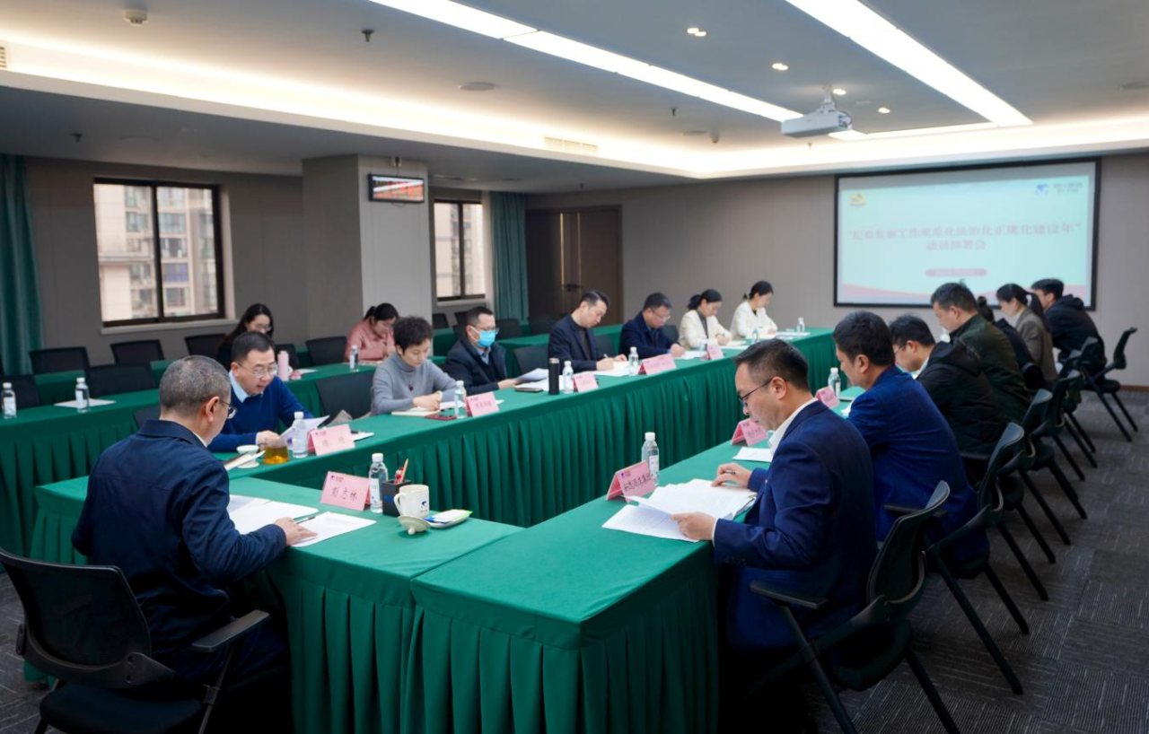省纪委监委驻省K8凯发集团纪检监察组召开“纪检监察工作规范化法治化正规化建设年”行动动员部署会议